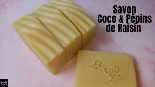 Savon à Froid Coco-Pépins de Raisin- Version Courte (avec recette et commentaires)
