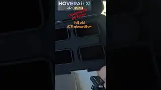 Changing the Hover Air Drone ND Filters.  #shorts #youtubeshorts #hoverair