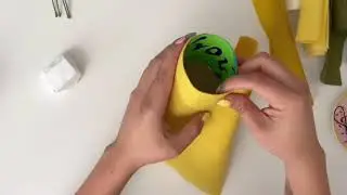 Tutorial: Felt Potted Tropical Plant