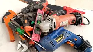 Engineering Building Tools, Drill, Pipe wrench, Wrench, Hammer, Pliers, Screwdriver, Saw |