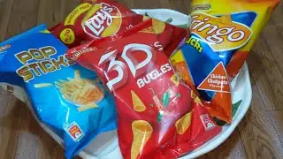 ASMR! Filling platter with chips🍟