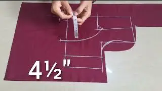 34 Size Katori Blouse Cutting ✂️ Perfect Fit in Minutes!