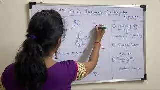 Lecture 32# Convert Finite Automata to Regular Expression using Ardens Theorem | Example 2