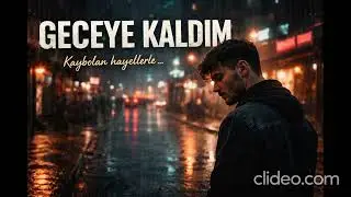 Geceye Kaldım | Duygusal Pop Şarkı | Lyrics Video