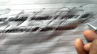 (Episode 44) how to write amazing cursive english handwriting // super cute cursive writing 