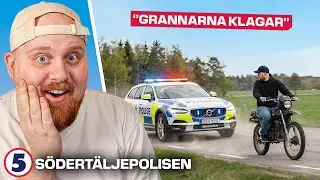 Polisen JAGAR efter TRIMMADE Mopeder! | Reagerar på Södertäljepolisen #19