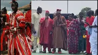 In Pains! See What Sango Group Did At The Burial Of Great Alaafin Of Oyo