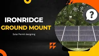 Iron ridge ground mount full tutorial #solarsystem #solarpanel