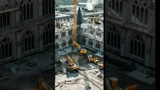 🏰 Wasteland to Luxury European Chateau: The Ultimate 1-Year Transformation Timelapse! #ai #home
