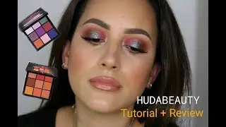 HUDABEAUTY Coral and Gemstone Obsession Palette's  / Tutorial + Review