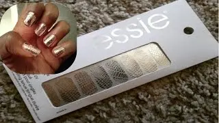 NAILS AT HOME💅 Essie Nail Stickers Review