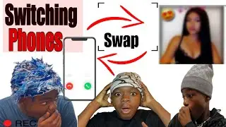 Switching Phones And calling Random people In Our Contacts *MUST WATCH*