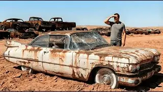 ASMR Car Restoration! Rescuing an Abandoned Cadillac DeVille (1959) Full Rebuild from Rotting Shell