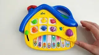 TECLADINHO CASINHA MUSICAL COM SONS DOS ANIMAIS E NOTAS MUSICAIS