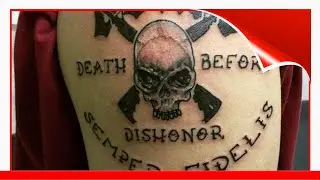 50+ United States Marine Corps Tattoos (2020)  Usmc Designs !