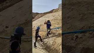 Solution when water is leaking from slope protection