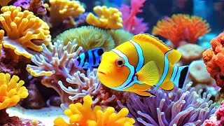 The Best 4K Aquarium - Dive Into The Mesmerizing Underwater Realm, Sea Jellyfish, Coral Reefs . #6