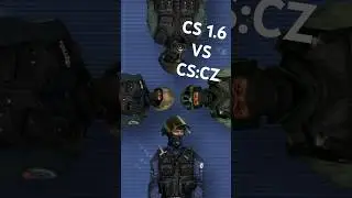 CS 1.6 VS CS:CZ #gaming #valve #foryou #games #steam #counterstrike #comparison #retrogaming