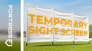 FORTRESS Temporary Cricket Sight Screen | Perfect for all cricket clubs and schools
