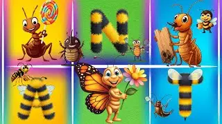 A to Z Insect ABC Song | Learning Letters-Fun Bugs Alphabet