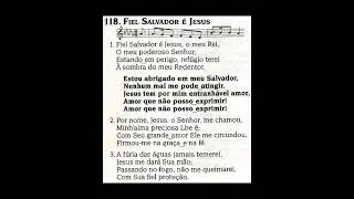 Hin&aacute;rio 5 CCB. Hino 118. Fiel Salvador &eacute; Jesus. Cantado na igreja. #hinoccb