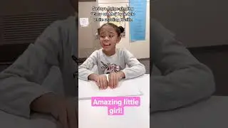 Little Blind girl Sings Adele EASY ON ME reading Braille