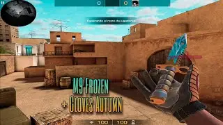 Gloves Autumn + M9 Bayonet Frozen + Gameplay Standoff 2 ✨