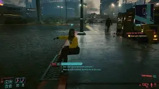 Cyberpunk 2077 - Rogue and her amazing invisible chair