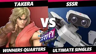 Sumapa 74 - takera (Ken) Vs. sssr (ROB) SSBU Ultimate Tournament