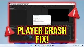 Premiere Pro Low Level Exception Player Crash Fix 2026