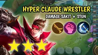 MAGIC CHESS CLAUDE WRESTLER | Stun + Kena Damage Sakit #magicchess #mobilelegends