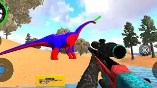 Wild Animal Hunter 3D - 🦕Dinosaur Hunter Game-Android Gameplay #hello I'm DINO GAMETRY