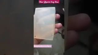 Buy Natural Crystal Clear Glycerin Transparent Melt and Pour Soap Base #youtubeshorts #shorts