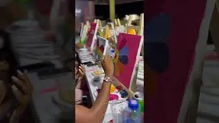 Holiday vibes | Sip and paint with Allnice | The Creative sip 🖌️🎨🍻