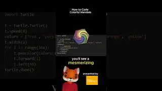 This Code Creates a Colorful Spiral: Watch It in Action!  #PythonProjects #VisualEffects