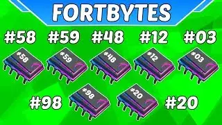 All Week 7 Fortbyte Locations - #58, #59, #48, #12, #03, #98, #20 - Fortnite Battle Royale
