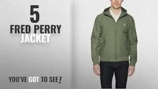 Top 10 Fred Perry Jacket [2018]: Fred Perry Men's Hooded Brentham Jacket