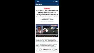 Breaking news Air Force One has to make an emergency landing with the US President on board