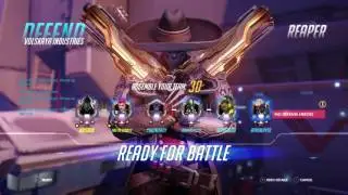 Overwatch Competitive Match 13: Volskaya Industries (Reaper Gameplay)