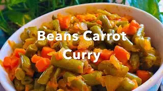 5 Minutes Quick and Easy  Beans Carrot Curry/ Carrot Beans Poriyal Recipe/Gajar Beans Sabzi Recipe