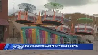 Worker shortage closes rides at Mount Carmel Street Carnival
