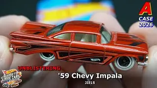 '59 Chevy Impala (JJJ15) | Main Line 2026 - 044/250 | Hot Wheels | 1/64 | Loose