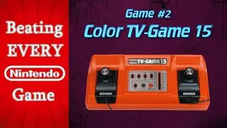 Beating EVERY Nintendo Game - Color TV-Game 15 (Game #2)