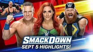 WWE SmackDown Sept 5 Highlights