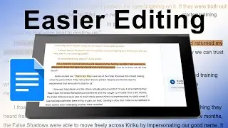 5 Tips for Editing a Book in Google Docs