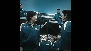 Gi-hon became angry☠️...|squid game season1 edit| Then Kihun gave the player number 101 with a leg