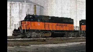 Official Milwaukee Road Video Archive: SD40-2 Locomotives On The Foreign Rails: SD40-2, EMD Products