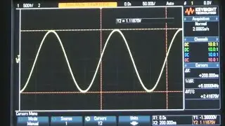 Osciloscopio Lab No 1   Medicion de ondas sinusoidales