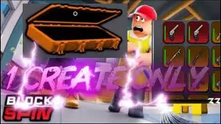 Ultimate ONE CREATE Challenge on Roblox BLOCKSPIN (ROBBED ANNACONDA)