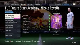 Fifa 23 Claiming Future Stars Academy Rovella Objective